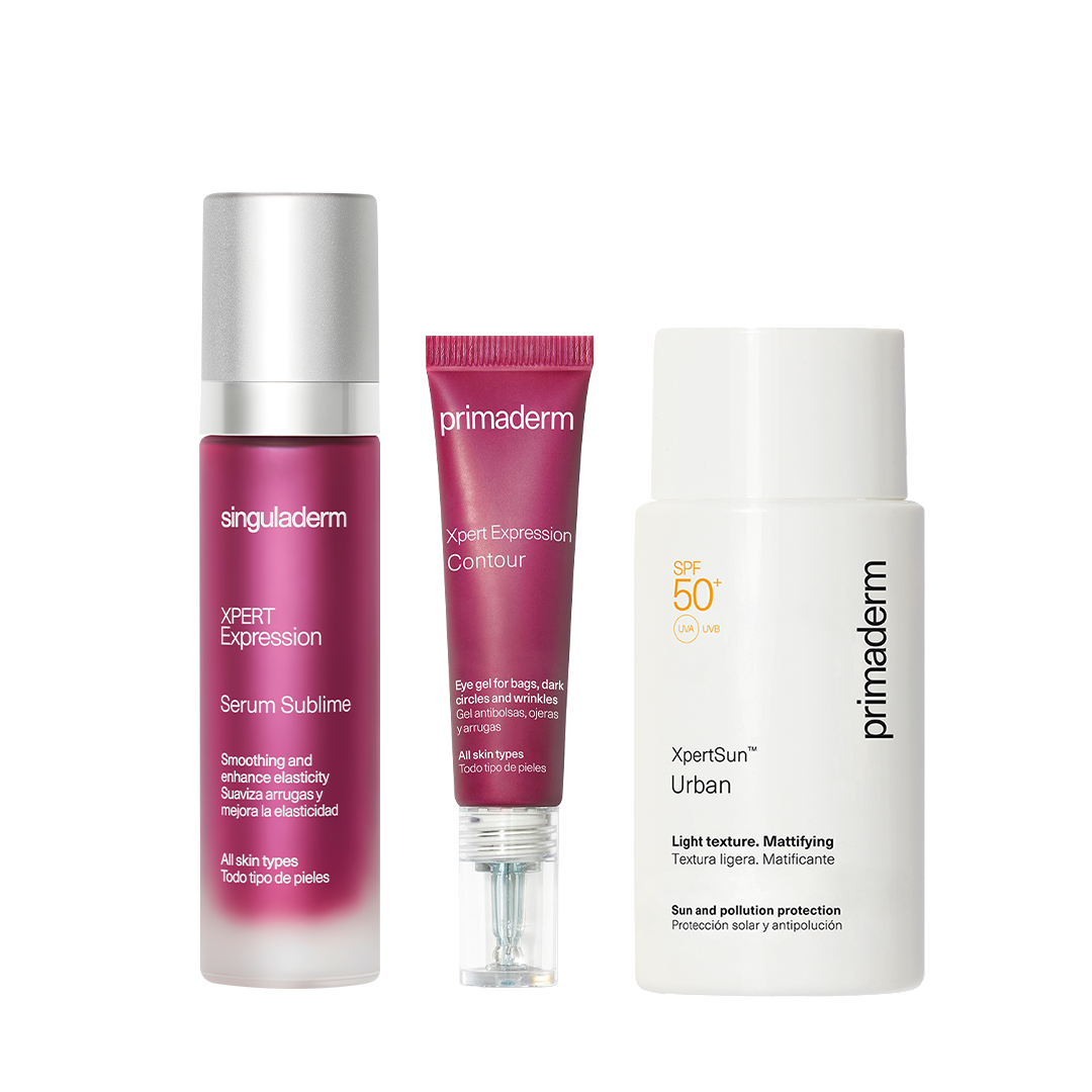 Pack “Botox Like”. Libre de Arrugas Xpert Expression serum sublime 50 ML+XPERT Expression Contour+Primaderm Xpert sun Urban Spf50