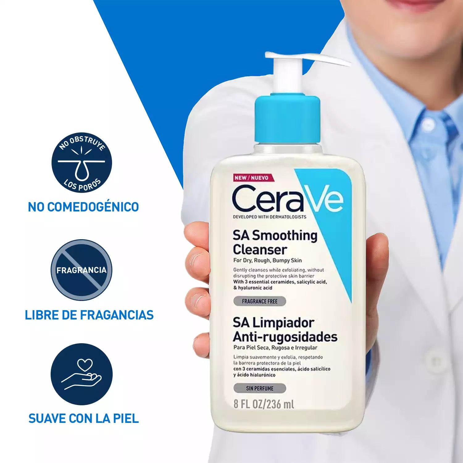 CeraVe SA Limpiador Antirugosidades