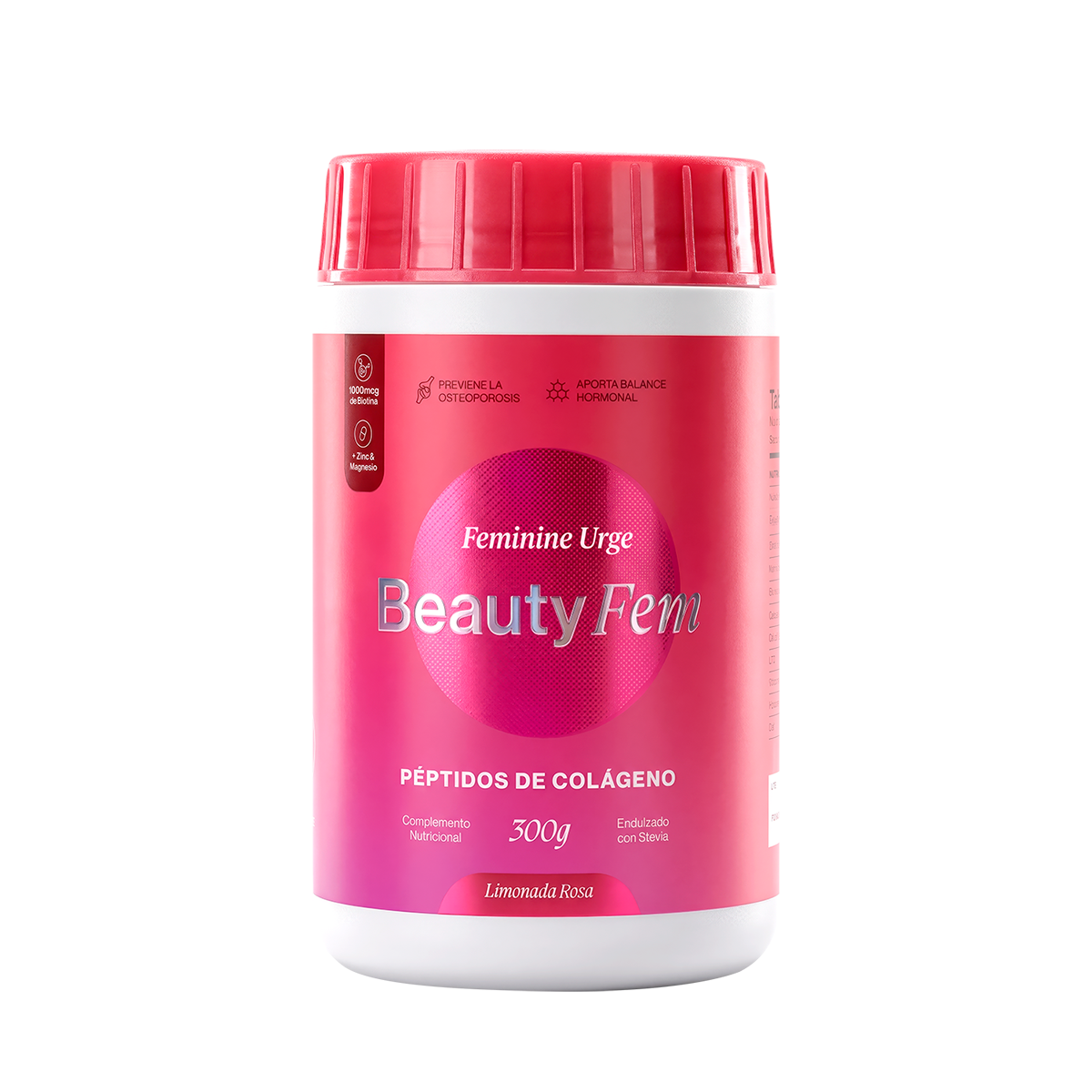 Beauty Fem Peptidos de colágeno - Pink Lemonade