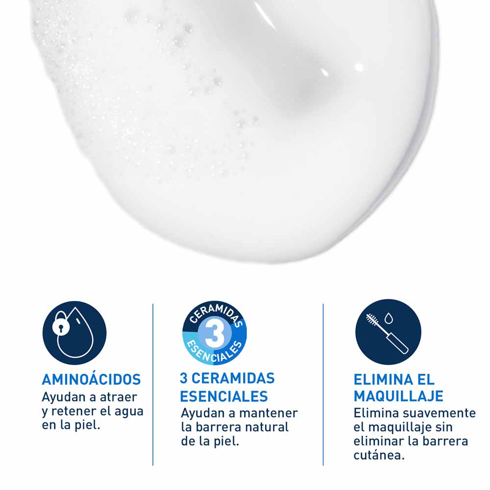 CeraVe Limpiadora Crema - Espuma hidratante