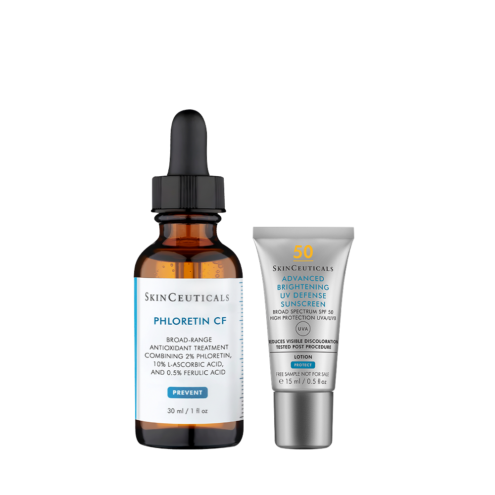 Pack Anti-Manchas SkinCeuticals Sérum Antioxidante Anti-Manchas Phloretin y Advanced Brightening Collection Size