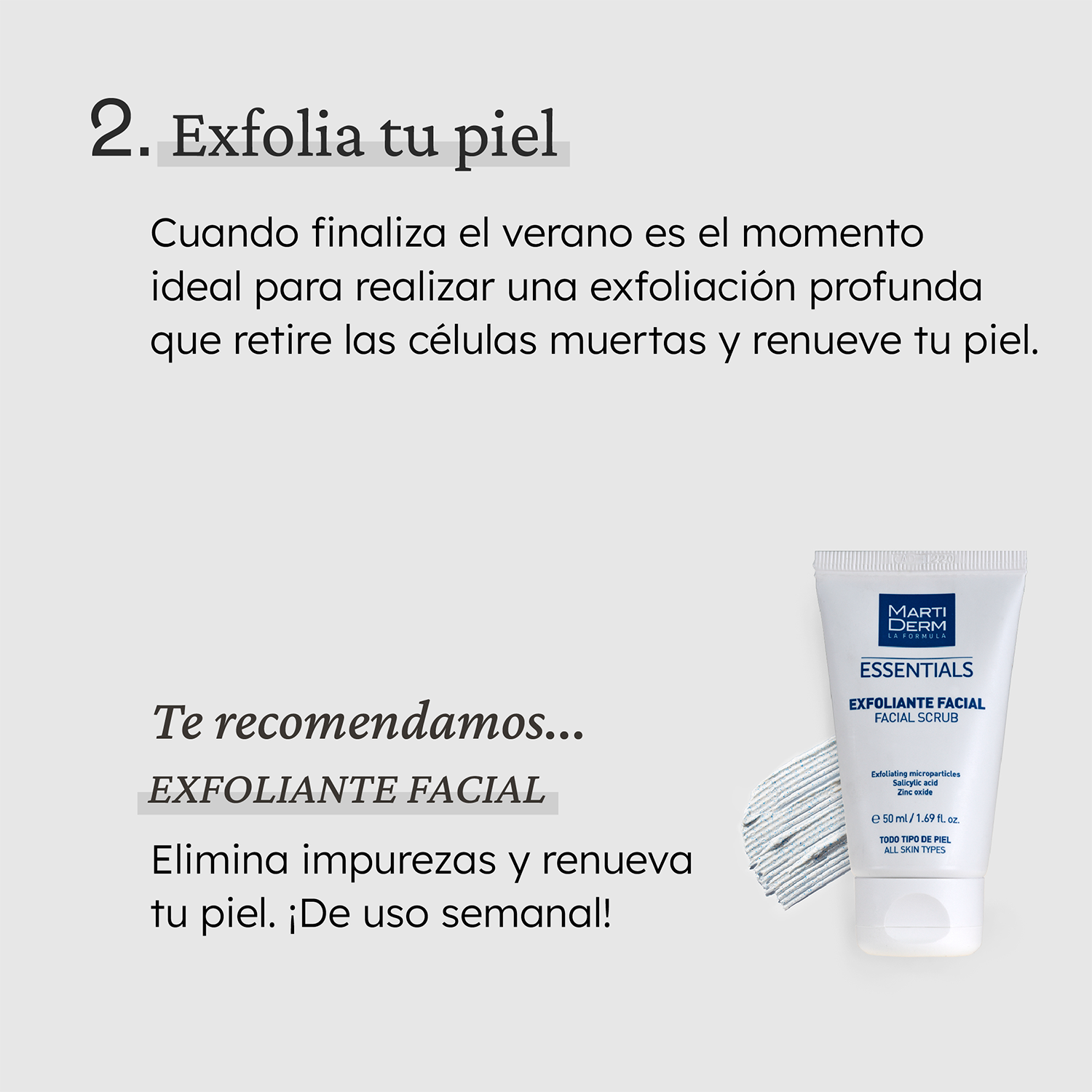 Martiderm – Exfoliante Facial