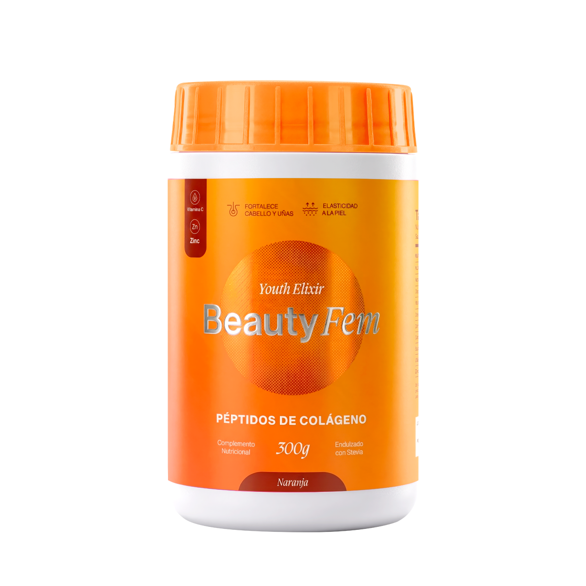 Beauty Fem Peptidos de colágeno - Naranja